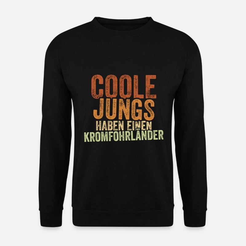 Kromfohrländer - Unisex Pullover - Schwarz