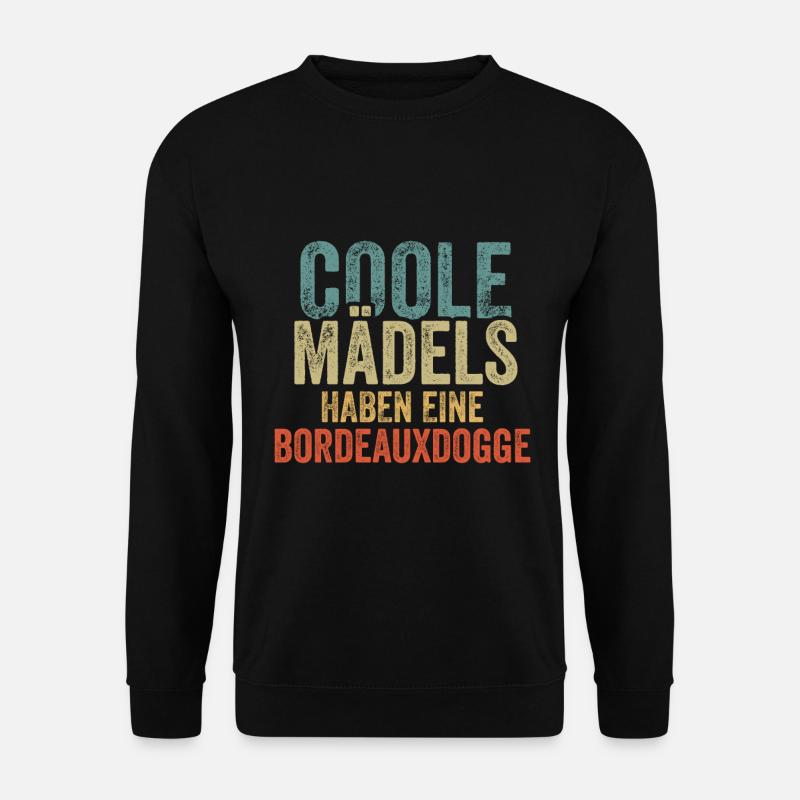Bordeauxdogge - Unisex Pullover - Schwarz