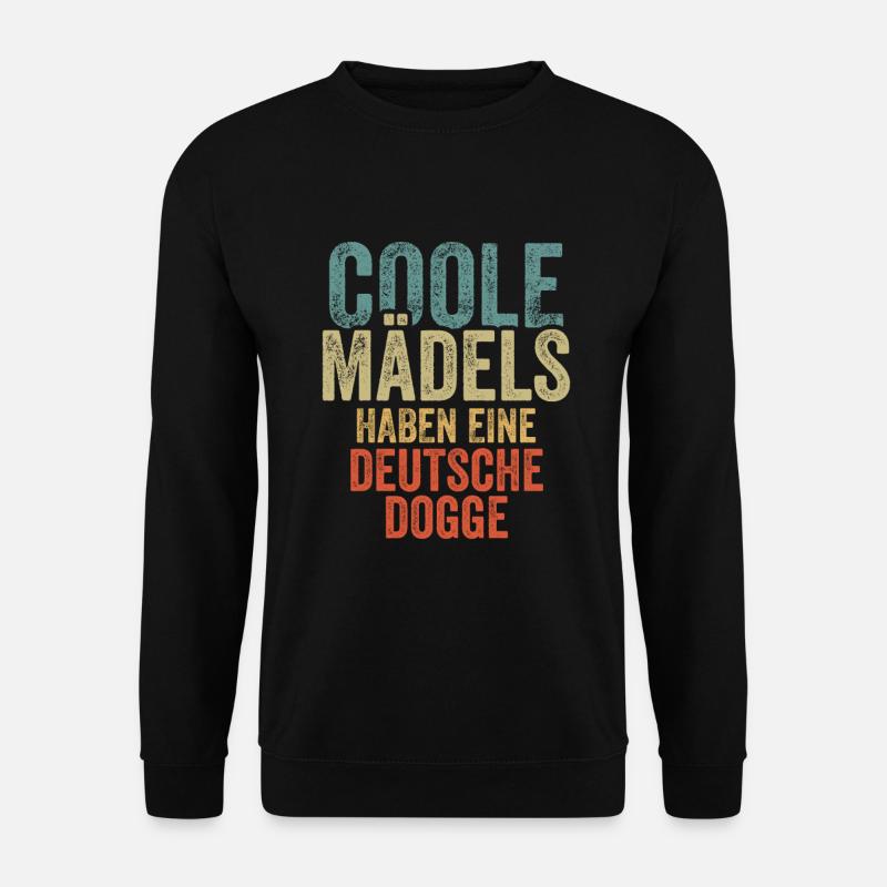 Deutsche Dogge - Unisex Pullover - Schwarz