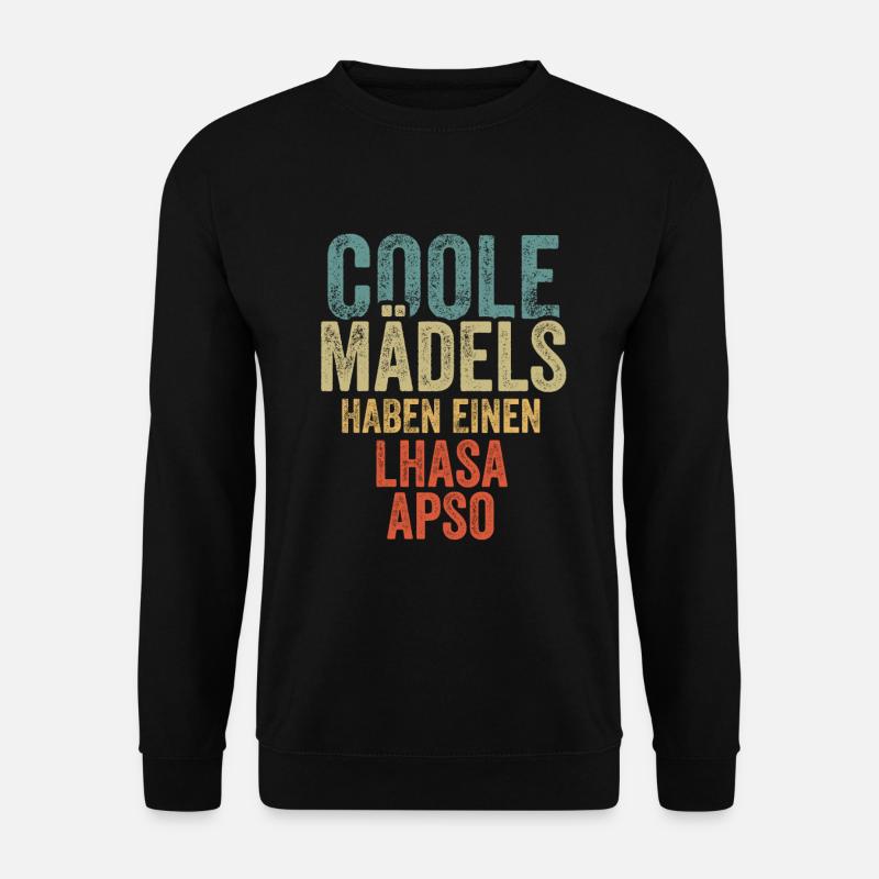 Lhasa Apso - Unisex Pullover - Schwarz