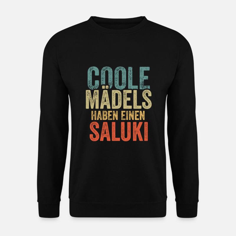Saluki - Unisex Pullover - Schwarz