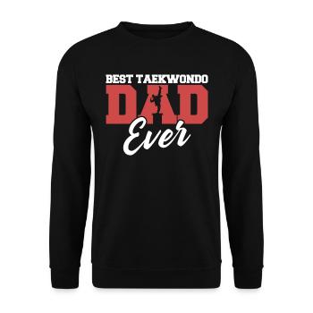 Taekwondo Père Taekwondo - Sweat-shirt Unisexe - noir - Devant - Alina (178cm) & Michal (187cm)