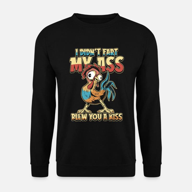 Hahn Gockel Humor - Unisex Sweatshirt - black