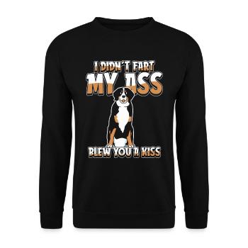 Bouvier bernois - Sweat-shirt Unisexe - noir - Devant - Alina (178cm) & Michal (187cm)