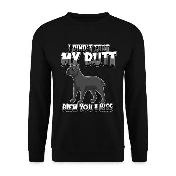 Cane Corso drôle - Sweat-shirt Unisexe - noir - Devant - Alina (178cm) & Michal (187cm)