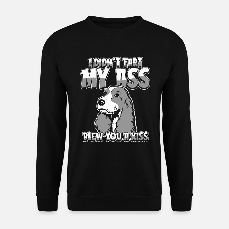 Cocker Spaniel Funny - Unisex Sweatshirt - black