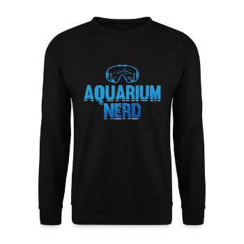 Marine Biology Aquarium Nerd Underwater Science - Unisex Sweatshirt - black - Front - Alina (178cm) & Michal (187cm)