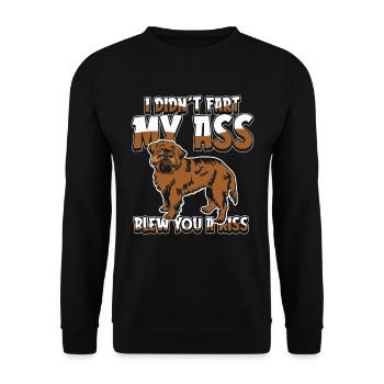 Brussels Griffon - Unisex Pullover - Schwarz - Vorne - Alina (178cm) & Michal (187cm)