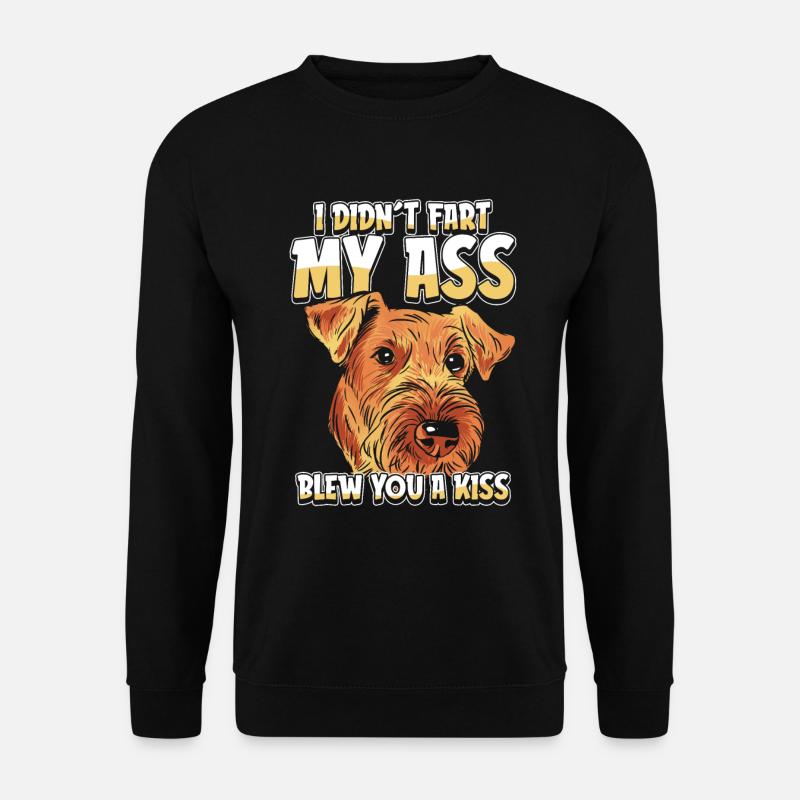 Airedale Terrier Funny - Unisex Sweatshirt - black