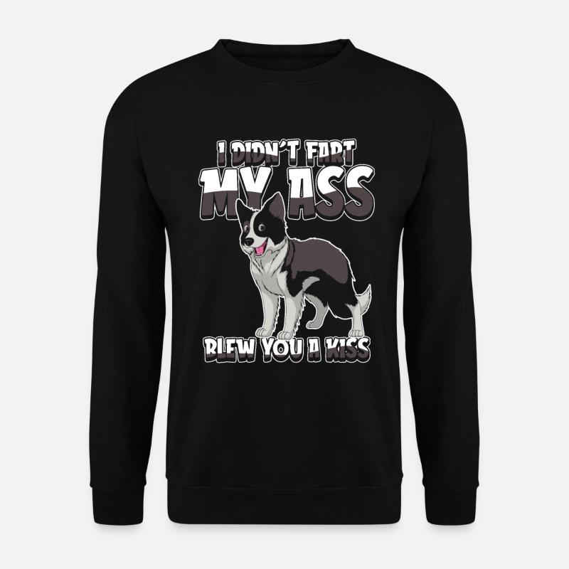 Border Collie Lustig - Unisex Pullover - Schwarz