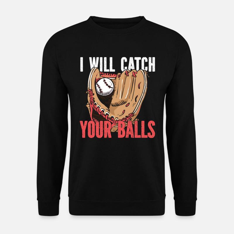 Softball Handschuh - Unisex Pullover - Schwarz
