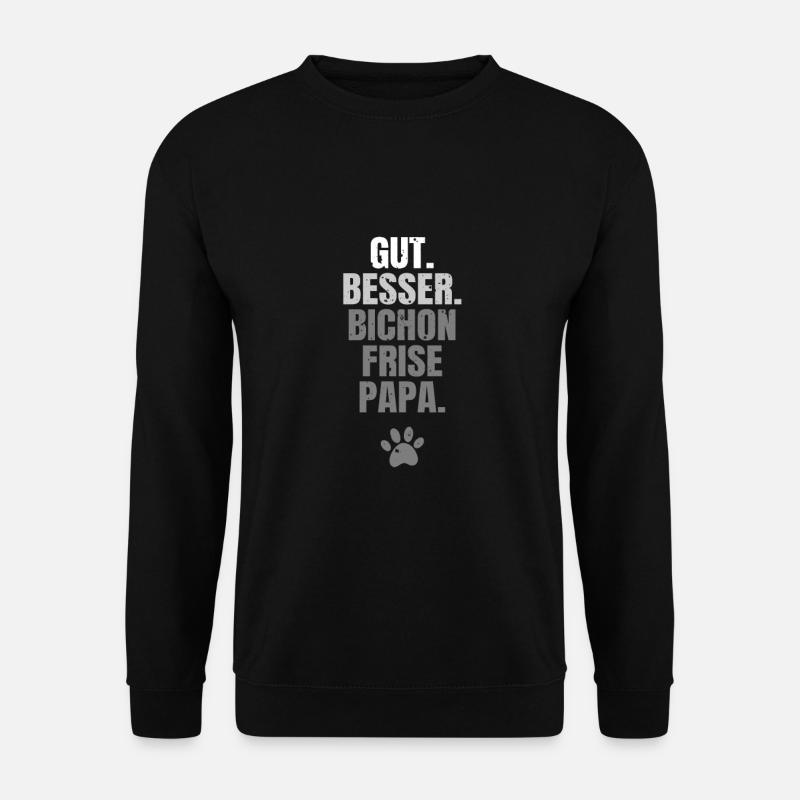 Bichon Frise - Unisex Pullover - Schwarz