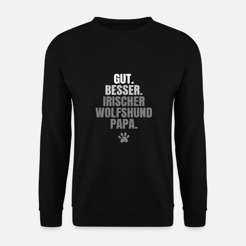 Irischer Wolfshund - Unisex Pullover - Schwarz