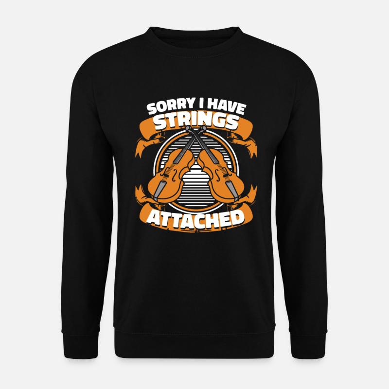 Violine Geige Sarkasmus - Unisex Pullover - Schwarz