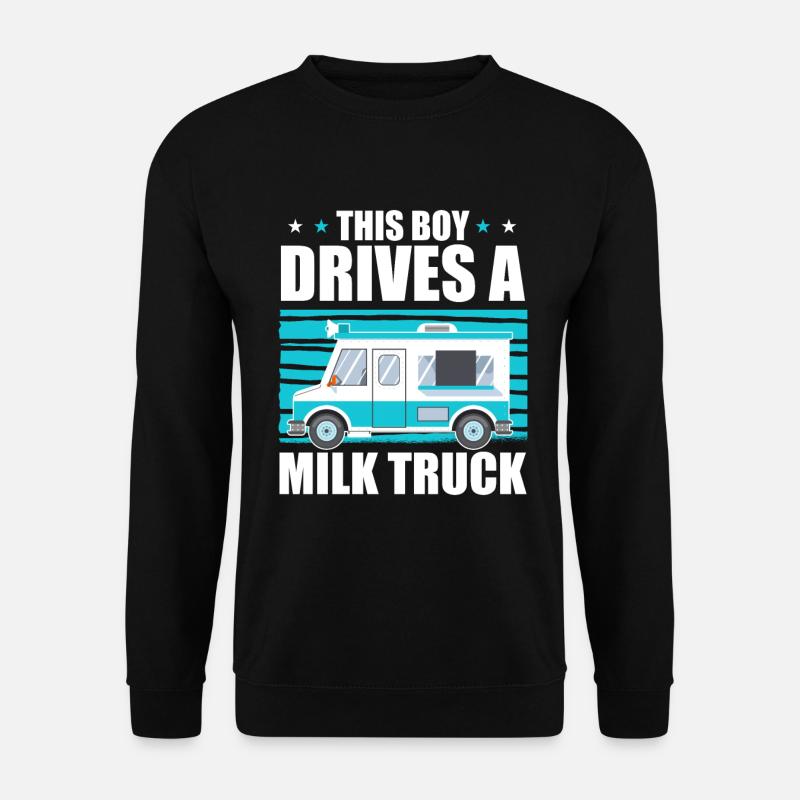 Wagon de lait de vache - Sweat-shirt Unisexe - noir