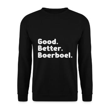 Boerboel - Sweat-shirt Unisexe - noir - Devant - Alina (178cm) & Michal (187cm)