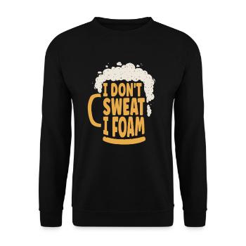 Bière artisanale Bière artisanale drôle - Sweat-shirt Unisexe - noir - Devant - Alina (178cm) & Michal (187cm)