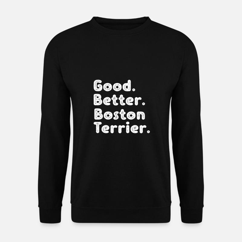 Boston Terrier - Unisex Sweatshirt - black
