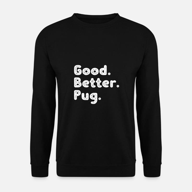 Pug - Unisex Sweatshirt - black