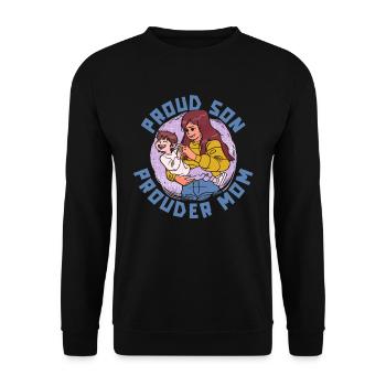Maman Mère - Sweat-shirt Unisexe - noir - Devant - Alina (178cm) & Michal (187cm)