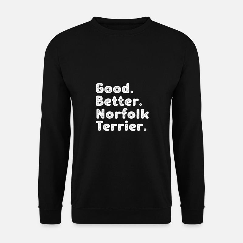 Norfolk Terrier - Unisex Pullover - Schwarz