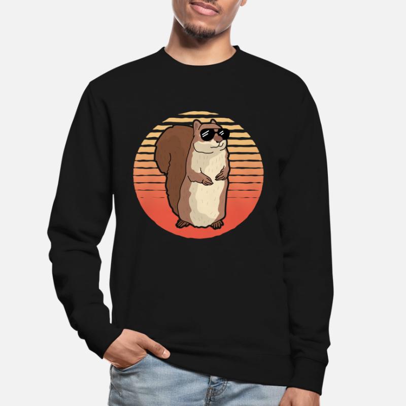 Süßes Eichhörnchen Grauhörnchen Hörnchen Geschenk Unisex Pullover