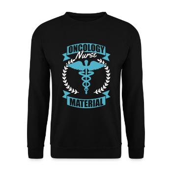 Symbole de l’infirmière - Sweat-shirt Unisexe - noir - Devant - Alina (178cm) & Michal (187cm)