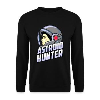 Dérivation astroïde des astronautes de l’espace spatial - Sweat-shirt Unisexe - noir - Devant - Alina (178cm) & Michal (187cm)
