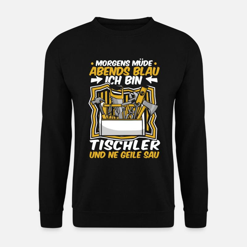 Zimmermann Tischler Schreiner - Unisex Pullover - Schwarz