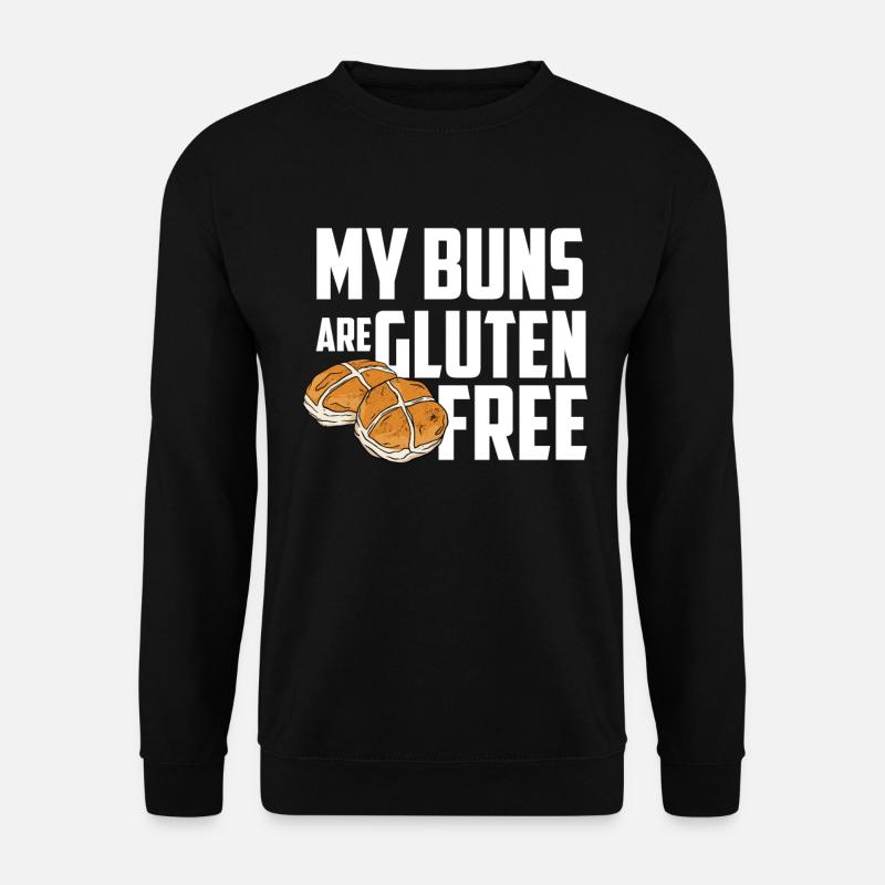 Glutenfrei Gebäck - Unisex Pullover - Schwarz