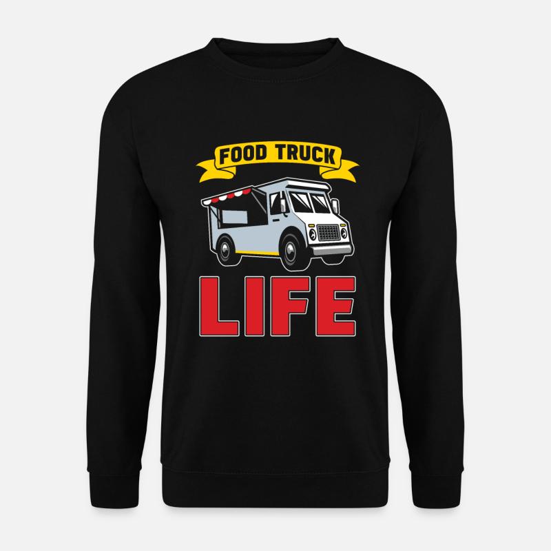 Straßenessen - Unisex Pullover - Schwarz