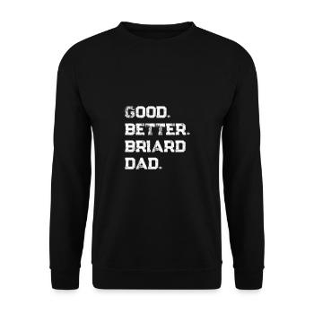 Berger de Brie - Sweat-shirt Unisexe - noir - Devant - Alina (178cm) & Michal (187cm)