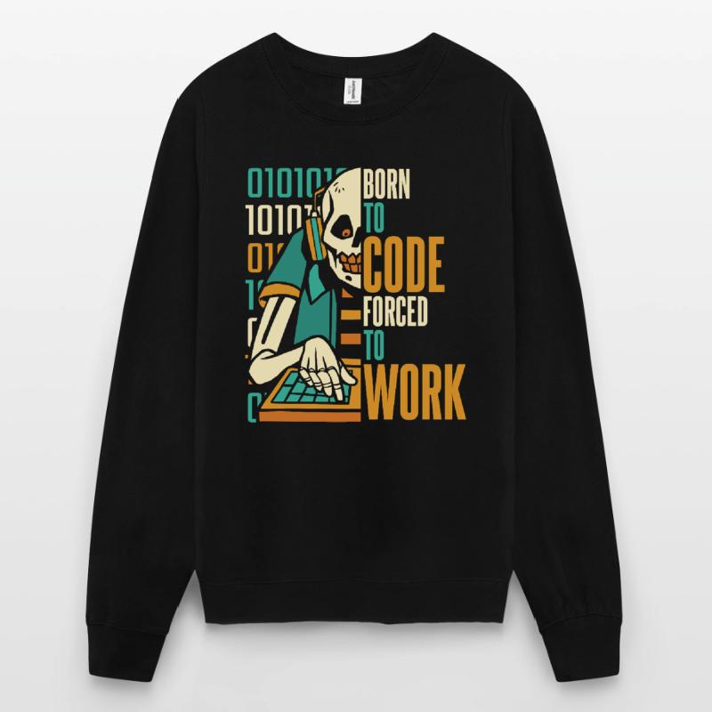 Entwickler Coder Programmierer Schädel Unisex Pullover