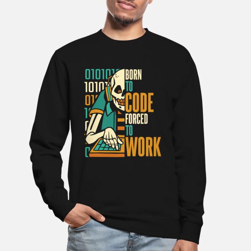 Entwickler Coder Programmierer Schädel Unisex Pullover