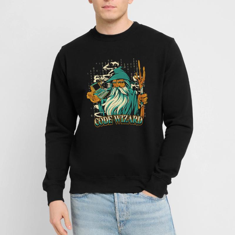 Entwickler Coder Programmierer Magier Unisex Pullover