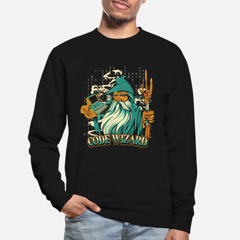 Entwickler Coder Programmierer Magier Unisex Pullover