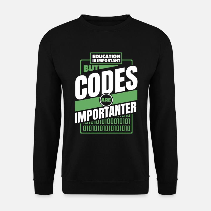Developer Coder Programmer Funny - Unisex Sweatshirt - black