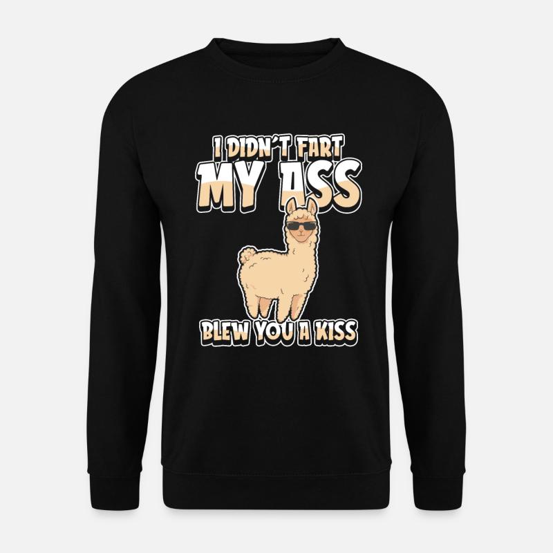 Alpaca Humor - Unisex Sweatshirt - black