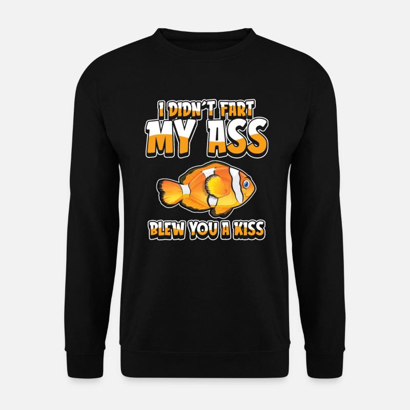 Clownfish Funny - Unisex Sweatshirt - black