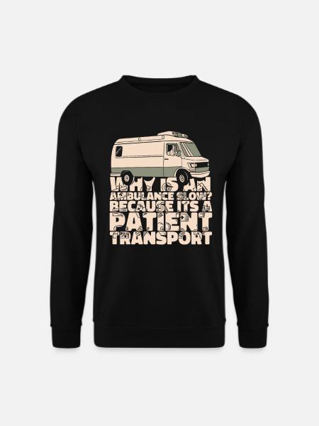 Notruf Leitstelle Einsatzzentrale Ambulanz - Unisex Pullover - Schwarz