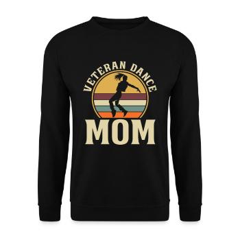 Maman Mère Danse Mère - Sweat-shirt Unisexe - noir - Devant - Alina (178cm) & Michal (187cm)