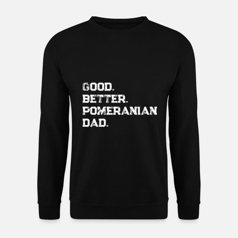 Zwergspitz Pomeranian - Unisex Sweatshirt - black