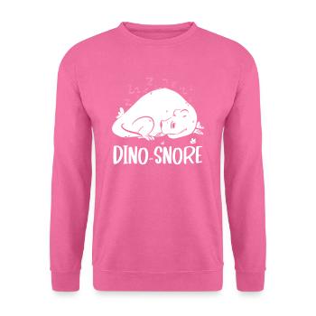 Dinosaures ronflant Dinosaures adultes - Sweat-shirt Unisexe - rose - Devant