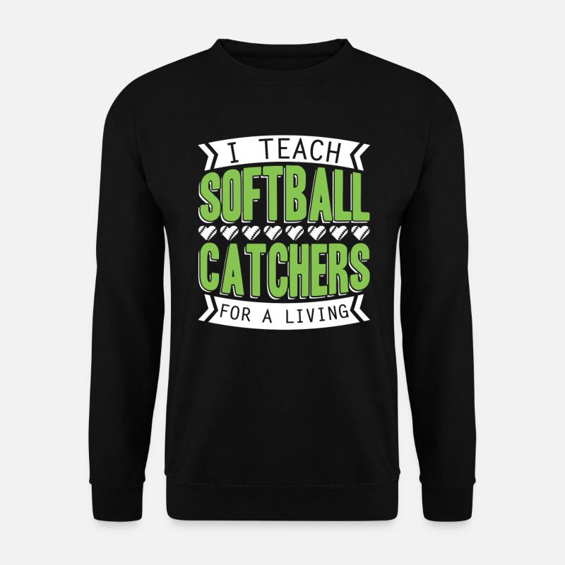 Softball Trainer - Unisex Pullover - Schwarz