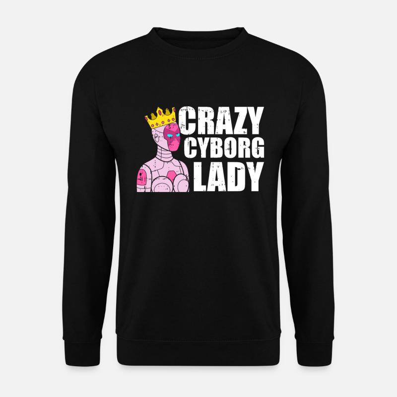 Robotique Ai Robot Cyborg - Sweat-shirt Unisexe - noir
