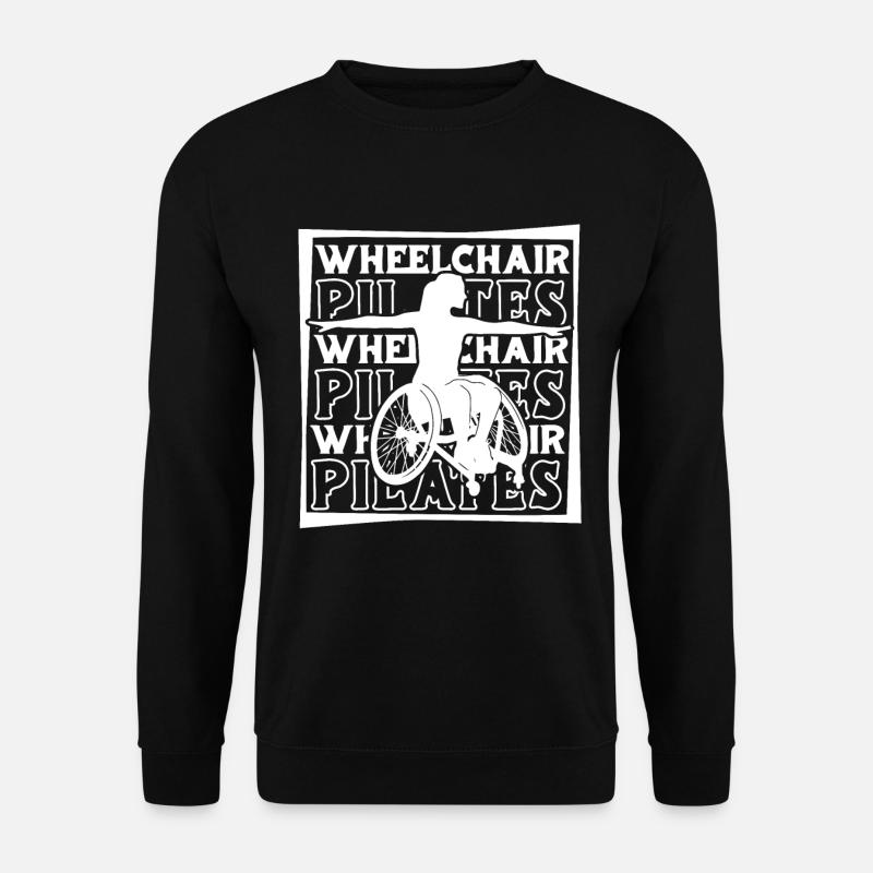 Pilates Rollstuhl - Unisex Pullover - Schwarz