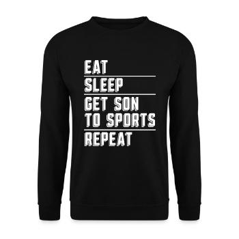 Maman Mère - Sweat-shirt Unisexe - noir - Devant - Alina (178cm) & Michal (187cm)