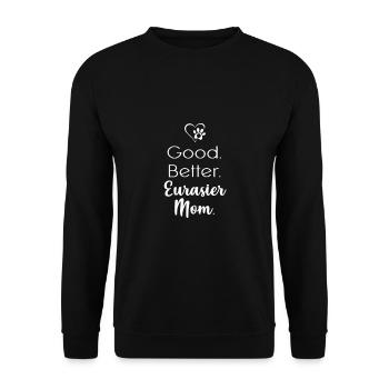 Eurasians - Unisex Sweatshirt - black - Front - Alina (178cm) & Michal (187cm)