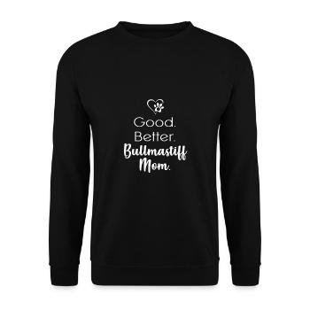 Bullmastiff - Unisex Sweatshirt - black - Front - Alina (178cm) & Michal (187cm)