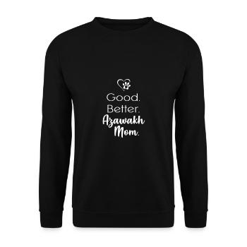 Azawakh - Sweat-shirt Unisexe - noir - Devant - Alina (178cm) & Michal (187cm)